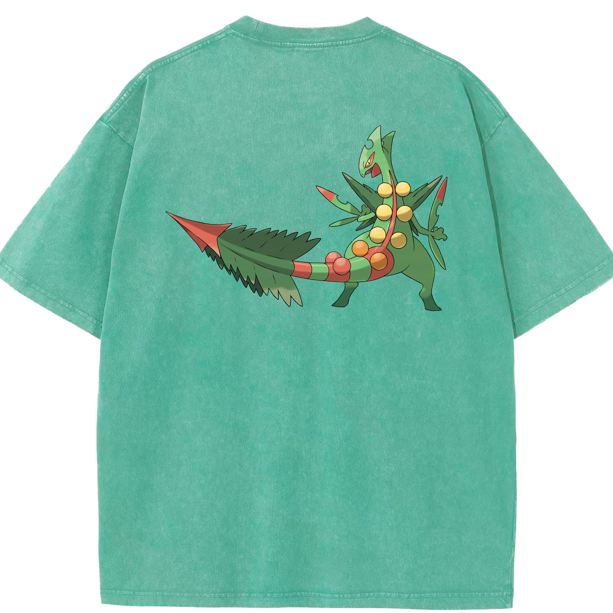 （画像用） ポケットモンスター Pokémon 綿100% ヴィンテージ風 半袖Tシャツ（背面プリント）